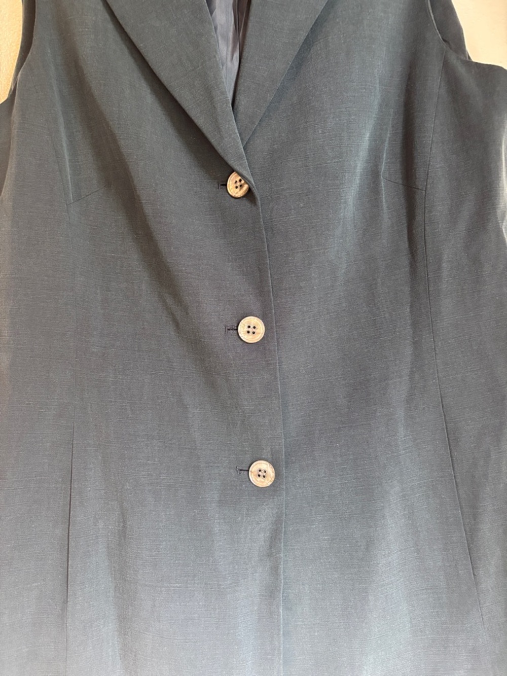 Rena Rowan Petite Sleeveless Blazer Vest Size 14P Chic Tailored Style - Picture 4 of 9